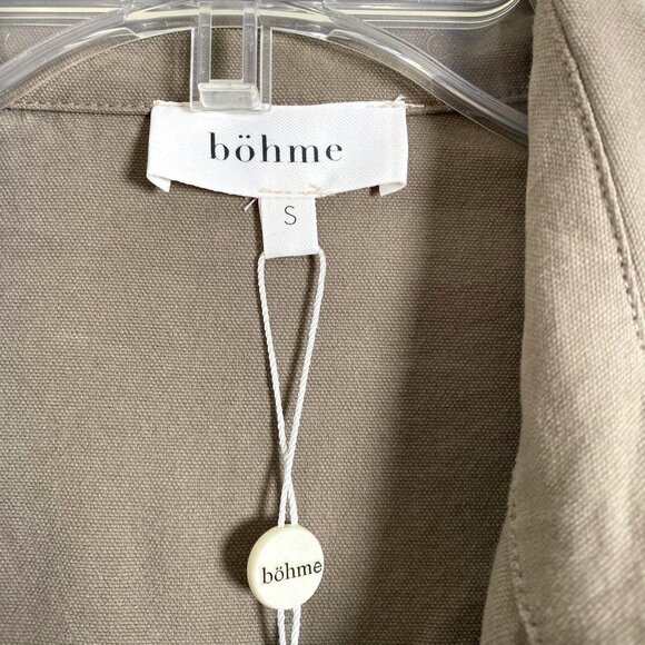 Bohme Celina Olive Jumpsuit Military Utility Cotton Size Small NWT  SB - Picture 5 of 13